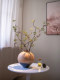 Simulated Green Plants with a High-End Feel, Realistic Wabi-Sabi Style Ornaments for Chinese-Style Dining Tables and Tv Cabinets