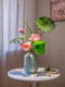 Haohong Jingpin Lotus Artificial Flower, High-End and Realistic, New Chinese Style Entrance Hall, Tea Room, Dining Table Decoration, Fake Flower Arrangement