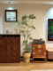 Haohong Jingpin Huangtianzhu Artificial Green Plant, High-End Light Luxury, Mid-Century Style Living Room Decoration, Fake Tree, Large Floor-Standing Potted Plant