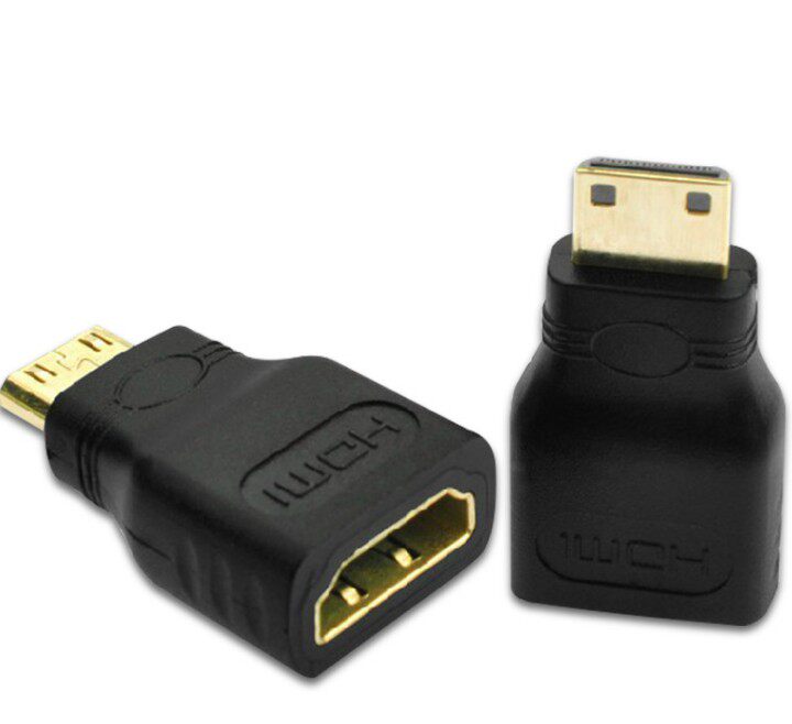 Micro mini mini HDMI adapter male female elbow right angle 90 degrees HDMI to DVI conversion
