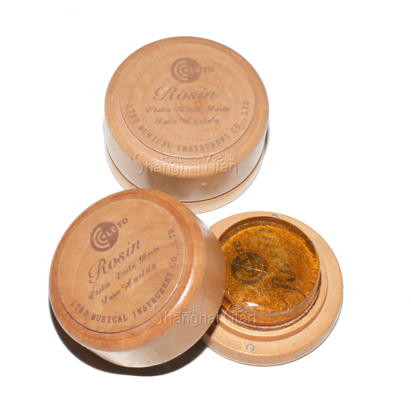  LETO ROSIN DUST-FREE GOLD POWDER DIHU ROSIN CELLO ROSIN WOOD CASE