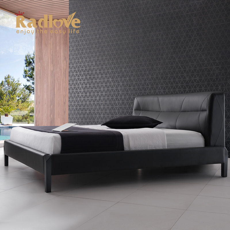 Radlove 100 to love minimalist modern 1 8 m double genuine leather bed master bedroom small family leather art soft bed wedding bed