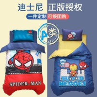 Одеяло для детского сада, хлопковый детский комплект, детская кровать для сна, 3 предмета, постельные принадлежности, Марвел