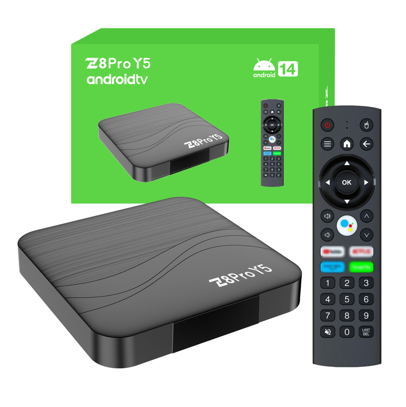 Z8 PRO Y5 amlogic S905Y5 AV1 BT WIFI6 Android14 OTT TV box