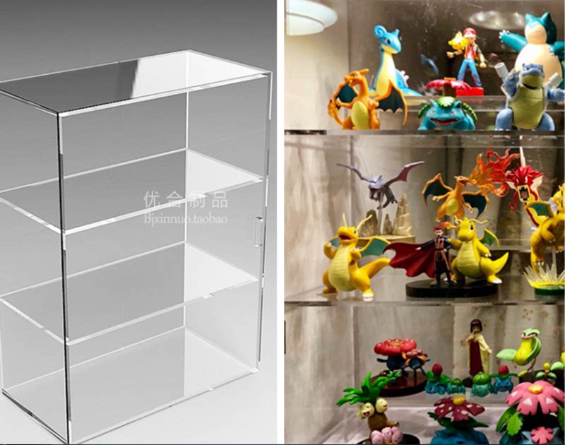 Model Figure exhibition shelf Acrylic Display Case Paparazzi display case Cartoon Cartoon Character Dust Protection Box