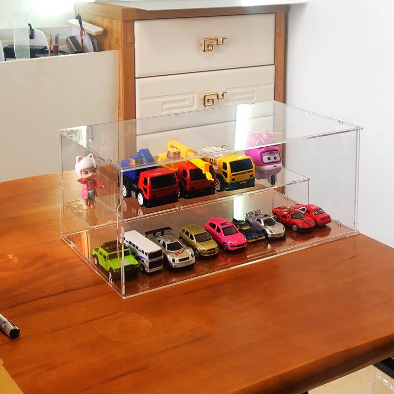 Small car display case toy car model exhibition rack acrylic model model containing layer frame organic glass display cabinet