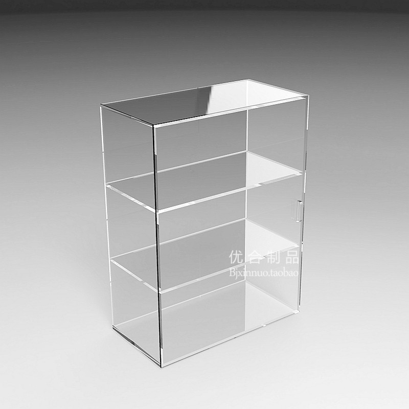Model Figure display cabinet glass transparent works up to cabinet Lego toy gift display cabinet collection ornaments