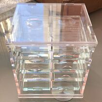 Glue-free acrylic eyelash storage box False eyelashes Japanese eyelash display board tool eyelash eyelash dust-proof display board