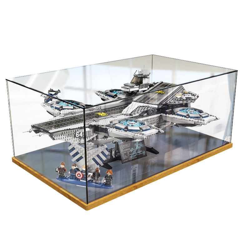 Lego 76042 Avengers SHIELD aircraft carrier dust cover Lego building block display box model dust box