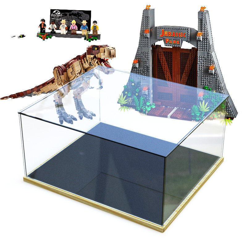 Lego 75936 Tyrannosaurus Rex's roar acrylic display box building block model transparent dust box