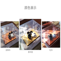 Acrylic display box glass box transparent cover handheld model fittings doll dust cover custom dimensions