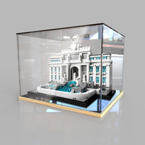 Lego 21020 display case Rome Xu willing Pool acrylic building block model containing dust-proof box transparent dust cover
