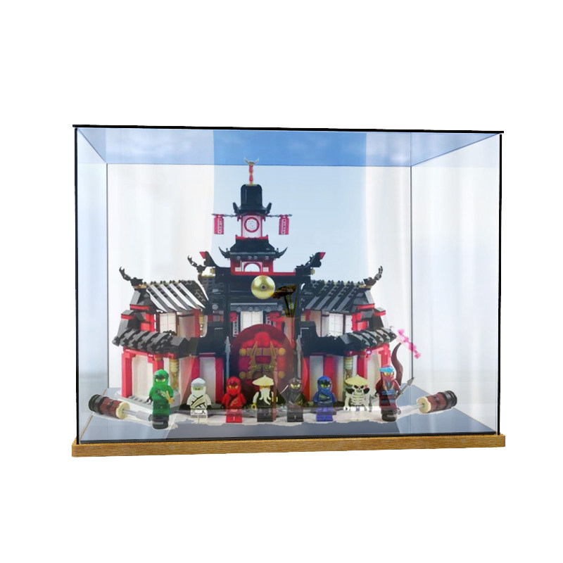Lego 70670 Mysterious Phantom Spinning Training Hall Acrylic Display Box Model Transparent Dust Cover