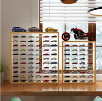 Wooden assembly-free car storage box Domeca Alloy Hot Wheels tomy childrens toy car model display stand