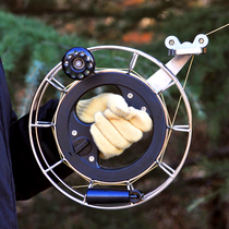 2021 new stainless steel kite wire wheel hand grip strap adult silent large bearing anti-reverse turntable Weifang line turn