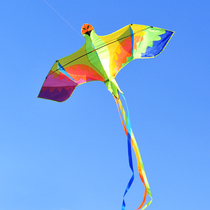 Weifang kite edge colorful Phoenix kite breeze smooth flying large long tail adult children easy flying kite wire wheel