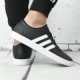 adidas Adidas giày thể thao nam không trơn trượt đệm chống mài mòn giày bóng rổ đế thấp giày thường giày hội đồng quản trị B74494 - Dép / giày thường