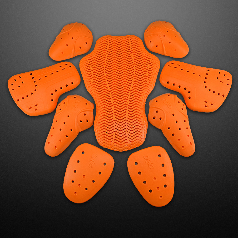 DSO motorcycle riding suit detachable built-in protective gear Polymer material impact shoulder protection Back protection Elbow protection Chest protection