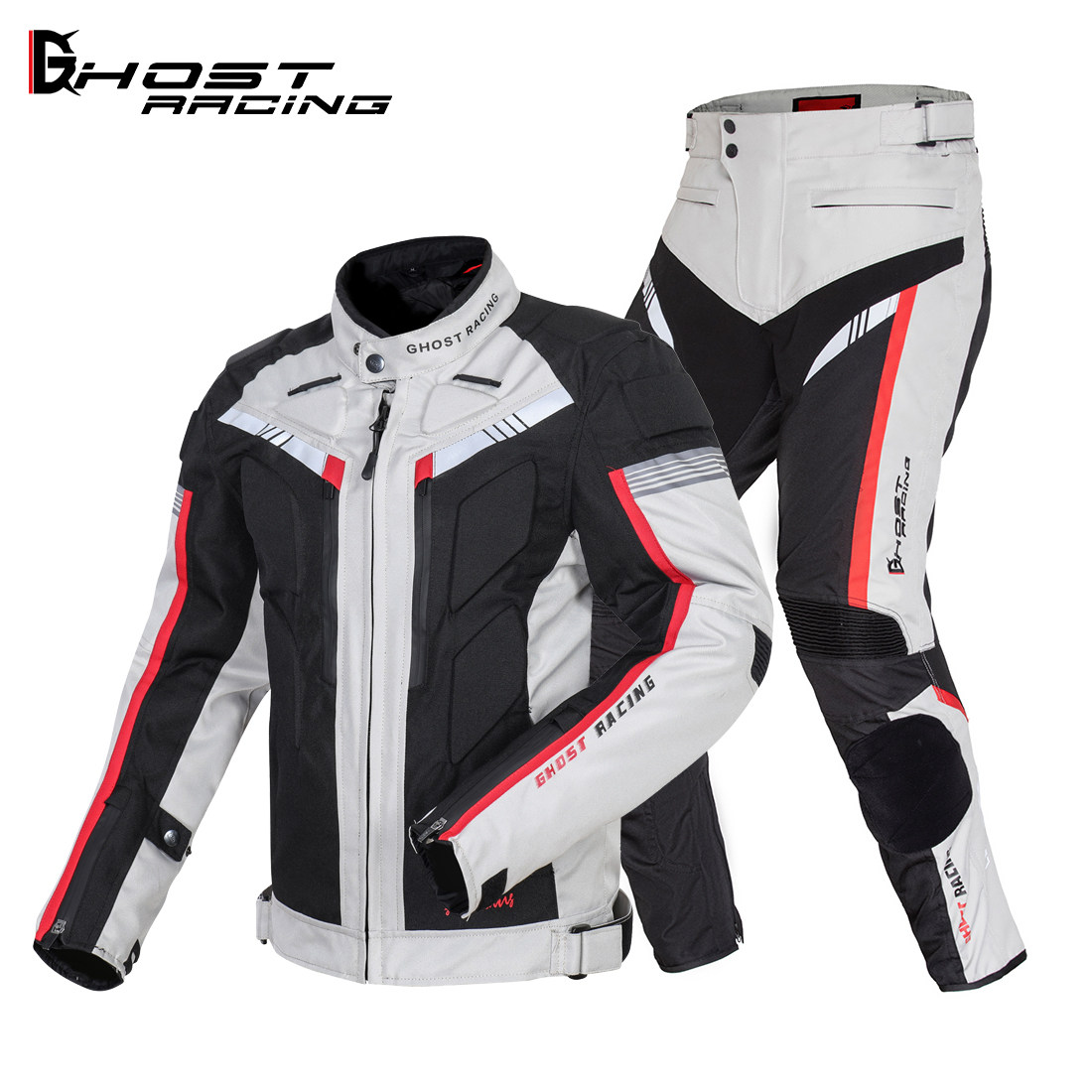 Motorcycle riding suit suit men's warm splash-proof and drop-proof motorcycle racing suit knight rally clothes four seasons