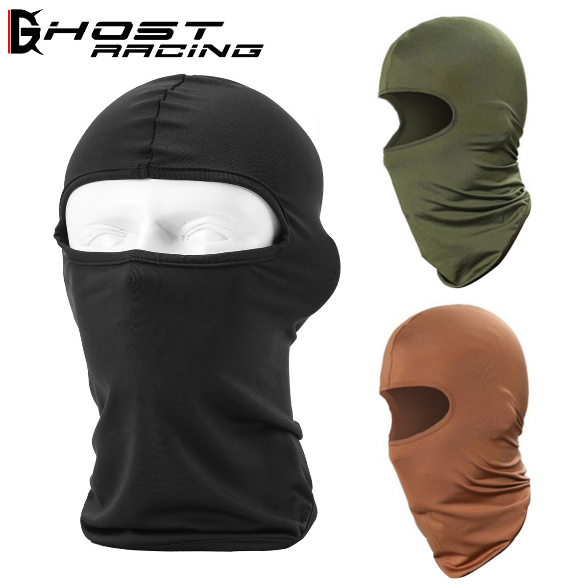 GHOST RACING motorcycle riding headgear helmet liner cap off-road vehicle mask headscarf multi-functional mask
