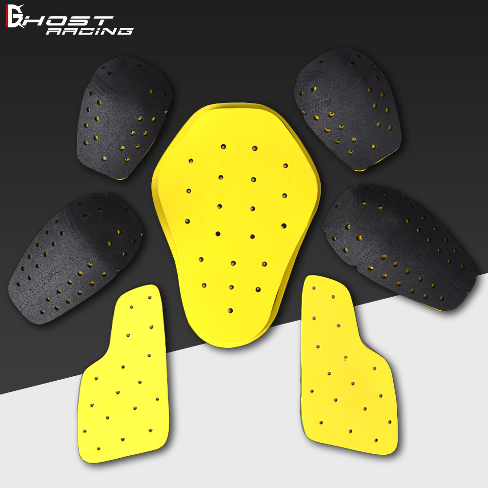 GHOST RACING Ferro Locomotive Clothing Racing 7 pieces of universal built-in protective gear EVA Knights equipped