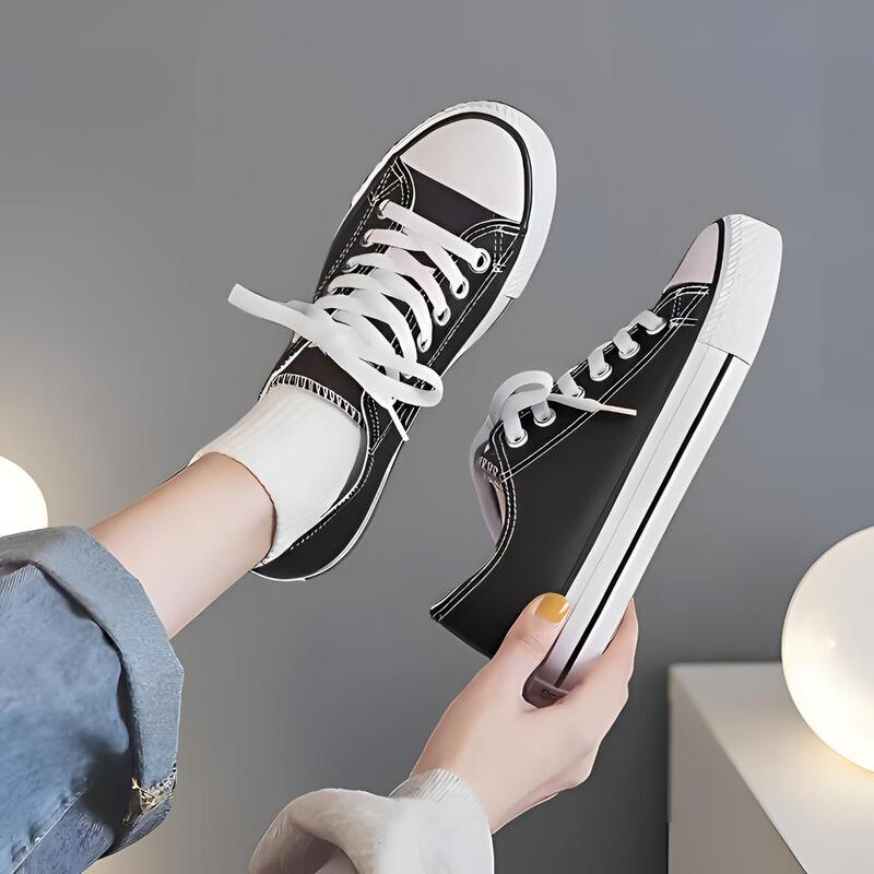 Thick-Soled Canvas Shoes for Women 2026 New Summer Versatile Sneakers Classic Cloth Shoes Low-Top Cloth Shoes Fashionable Casual Shoes