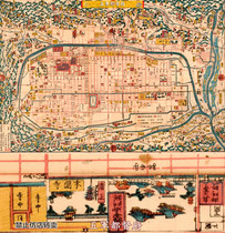 (Map) Full high-definition map of Kyoto Japan at the end of the shogunate period