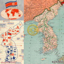 (Map) High-definition full map of the peninsula during the Korean War (1950)