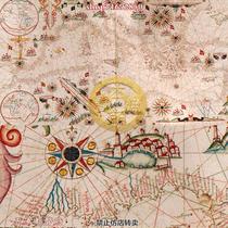 (Map) 2 high-definition nautical charts of the Mediterranean drawn by Europe in the 17th century (1640)