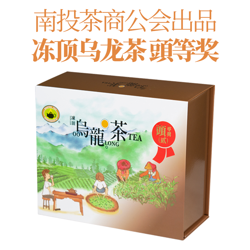 (First Prize) Dongding Oolong Tea 300g Premium Strong Fragrance Taiwan High Mountain Tea (Nantou County Competition Tea)