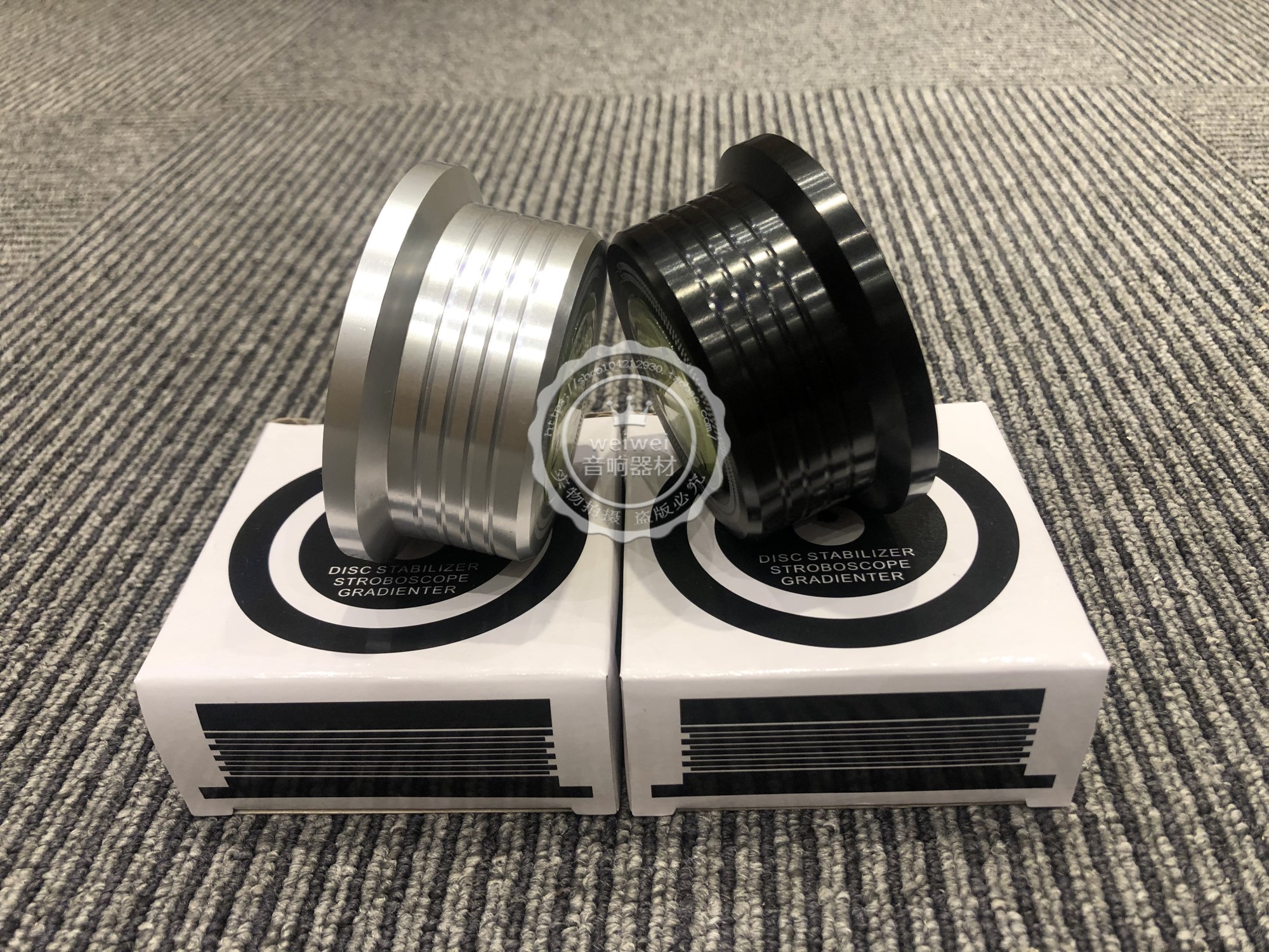 All-aluminum LP vinyl record player Disc town LP record player pressure ballast with level meter speed measurement function Spot