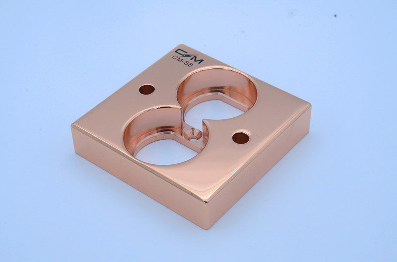 CM audio CM-S8 86 * 86 * 20 hair burning grade pure red copper overall hollowed out wall insert panel