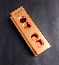 COW KING POWER BASE 2-generation nano red copper integral holing up 4-bit power row plug-in copper socket