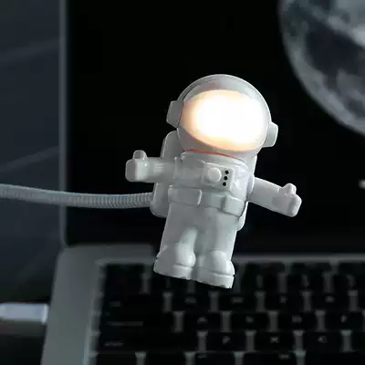 Miscellaneous Ah astronaut creative USB night light dormitory bedroom mini bedside light computer power mobile charging small light
