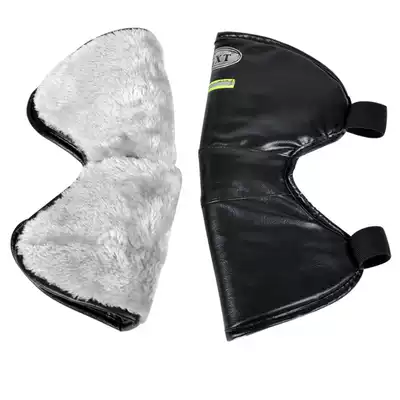 Locomotive knee pads, electric vehicles, warm knee pads, cold and wind riding, electric vehicles, men and women leg guards in winter