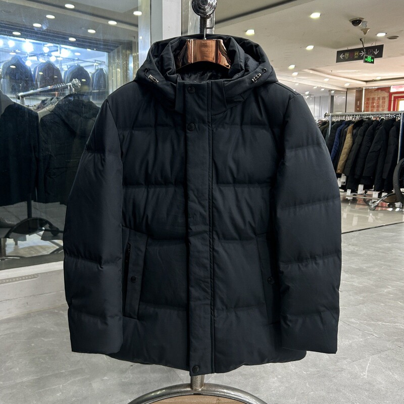 [Factory Surplus] Thick down Jacket! Special Price of 87 Yuan! Classic Hooded Style! Men's Casual down Jacket