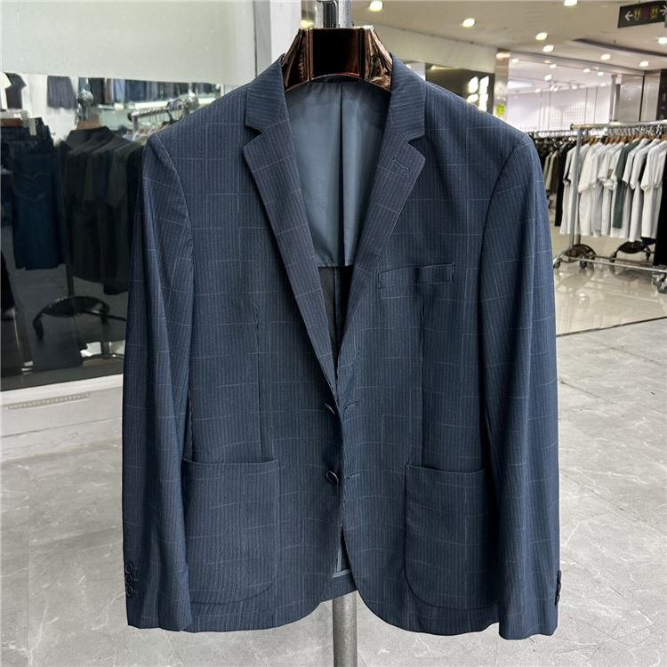 【H Brand】Ultra-Thin Sun Protection! Cool and Smooth! Breathable! High-End! Brand-Cut Label Men's Suit Jacket