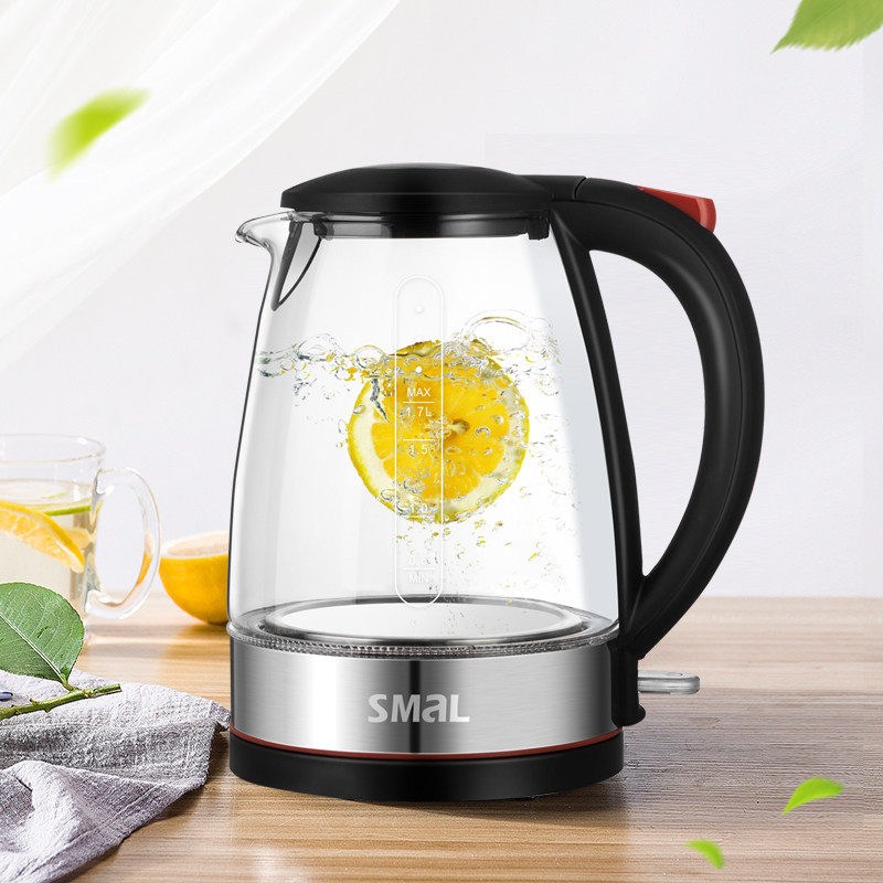 Seymour glass electric kettle household transparent kettle automatic power-off kettle large-capacity tea kettle