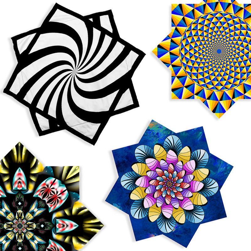 Flow Star Cool Flower Spinning Handkerchief Edm Electronic Music Festival Dancing Octagonal Scarf Handkerchief Unisex Music Festival Flow Star Cool Flower Spinning Handkerchief Edm Electronic Music Festival Dancing Octagonal Scarf Handkerchief Unisex Music Festival