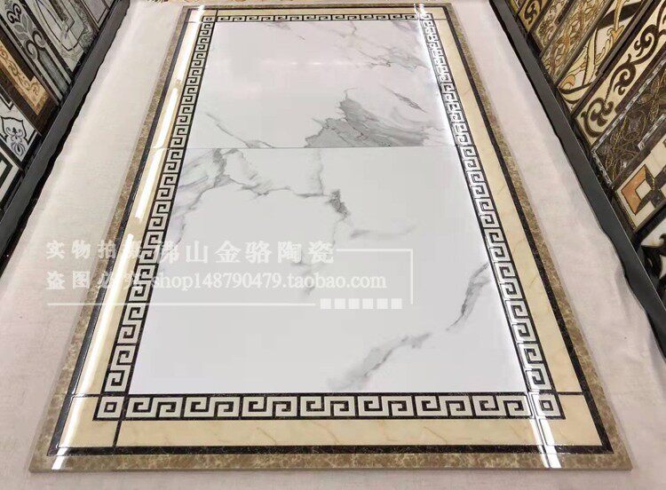 Waveguide Wire Waist Line Grey Imitation Water Knife Wave Beating Line Tiles Guest Dining Room Tile Crystalized Stone Aisle Floor Tiles Lines
