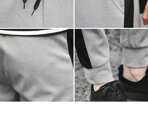 Mùa xuân và mùa thu Harajuku ba con đường và ba thanh nam chân giản dị quần cotton lỏng học sinh quần thể thao nam thanh niên thủy triều quần sooc