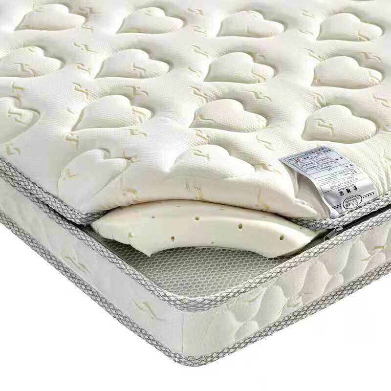 Mattress pad 1 5m children's bed 10cm thick palm double palm hard latex economical custom-made folding Simmons