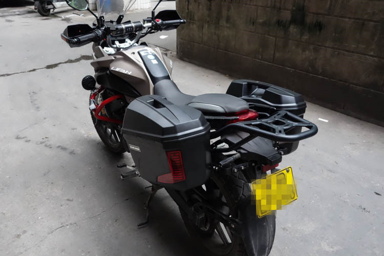 Lifan KPT200 bên hộp ba hộp bên khung hộp phía sau KPT200 phát hành nhanh phụ kiện sửa đổi bên hộp - Xe gắn máy phía sau hộp thùng sau xe máy giá rẻ