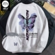 [Весна и осенний участок] Белый (Брупки эффектов бабочки+большие эффекты бабочки задняя метку)