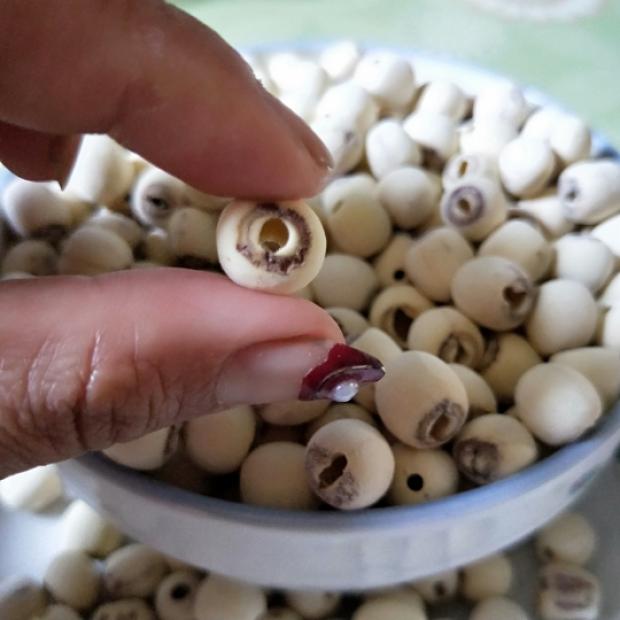 New cargo special class lotus seed Xianglian 250g white lotus grindle with lotus seed lily silver ear porridge dried goods