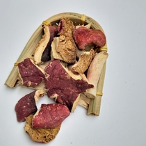 Wild red mushroom authentic open umbrella red mushroom dry goods 500g1kg of red shiitake mushroom farm native mushroom