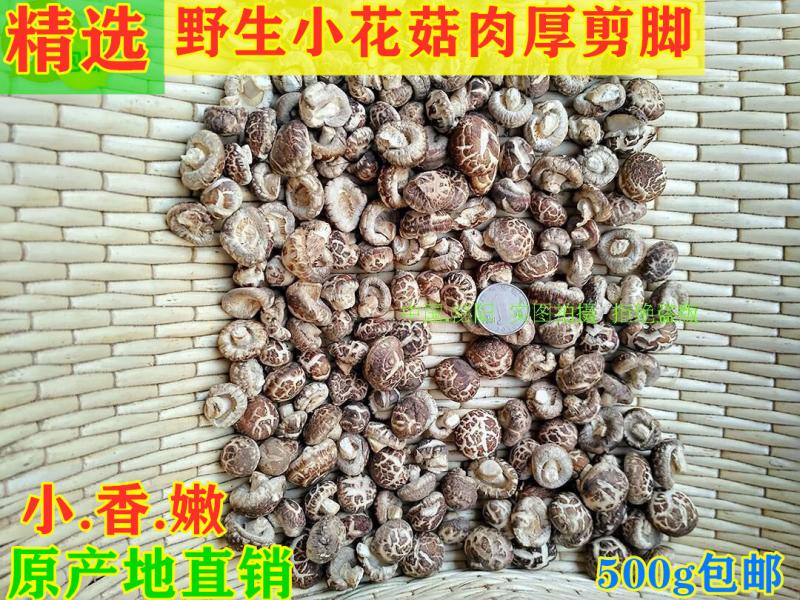 1 pound new farmer small flower mushroom 500g small mushroom farmer clipping feet special earth production