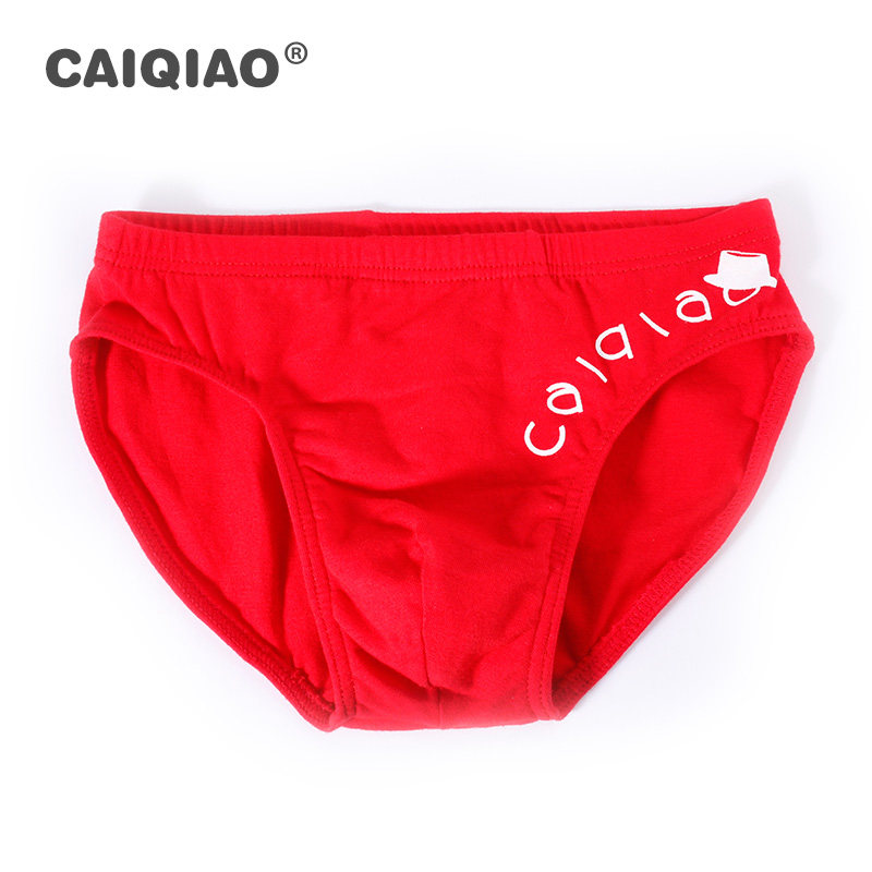 [USD 9.86] Color Bridge Children's underwear boys underwear cotton red