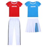 Летняя танцующая футболка, спортивный костюм, короткий рукав