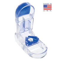 American APEX cutting pill box Cutting pill one-point four mini drug dispenser Pill pill splitter Household drug cutter